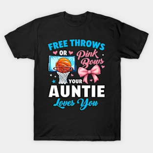 Gender Reveal Auntie Loves You T-Shirt